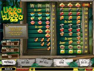Ugga Bugga big win example showing multiple wild symbols creating winning combinations